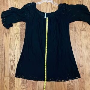 Elegant Black Lace Top